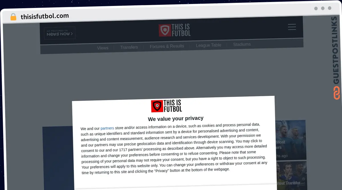 Publish Guest Post on thisisfutbol.com
