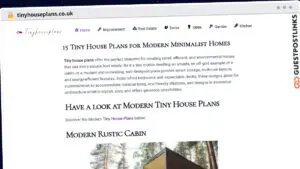 Publish Guest Post on tinyhouseplans.co.uk
