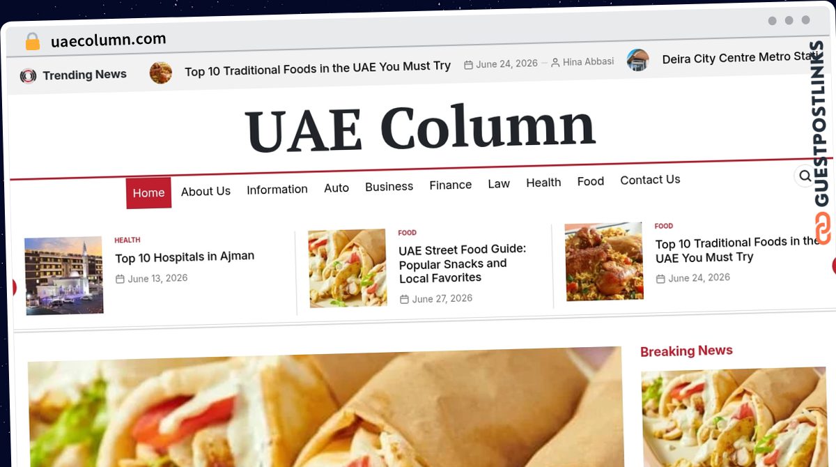 Publish Guest Post on uaecolumn.com