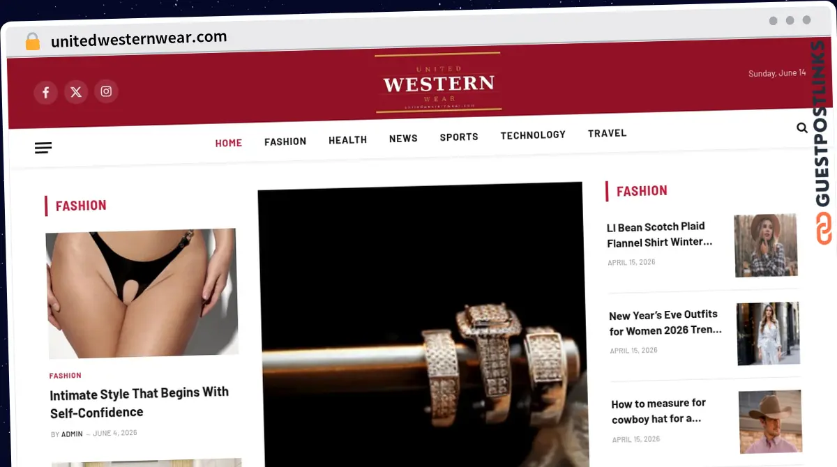 Publish Guest Post on unitedwesternwear.com
