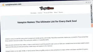 Publish Guest Post on vampirenames.com