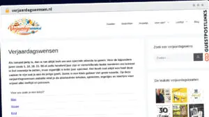 Publish Guest Post on verjaardagswensen.nl