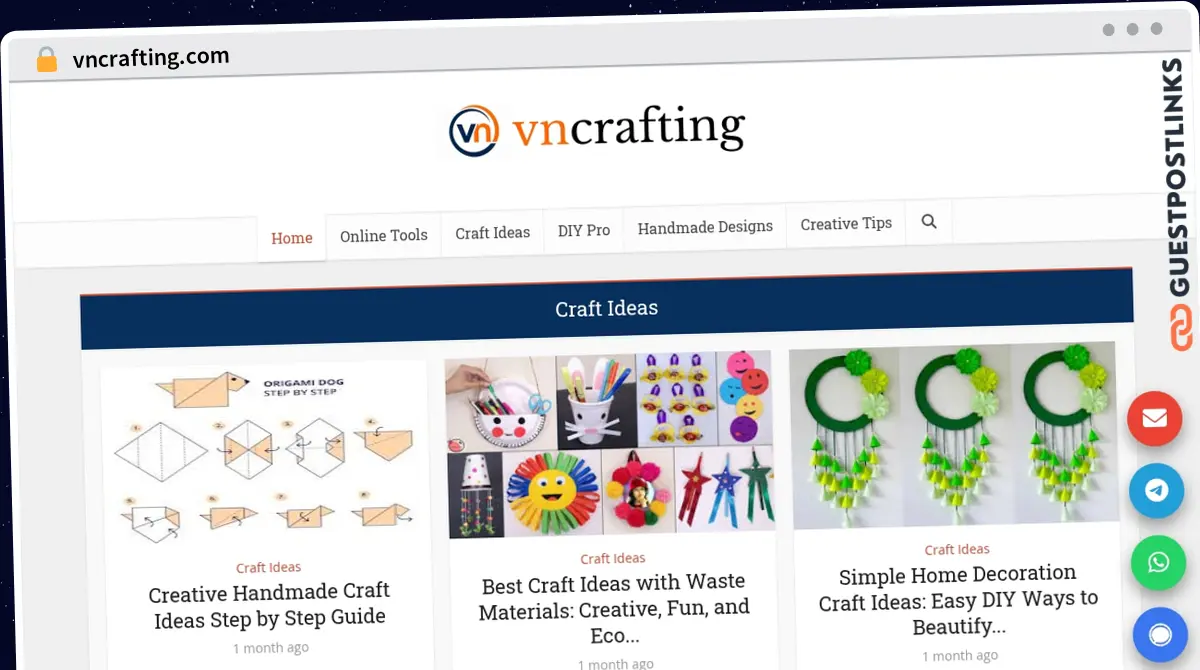 Publish Guest Post on vncrafting.com