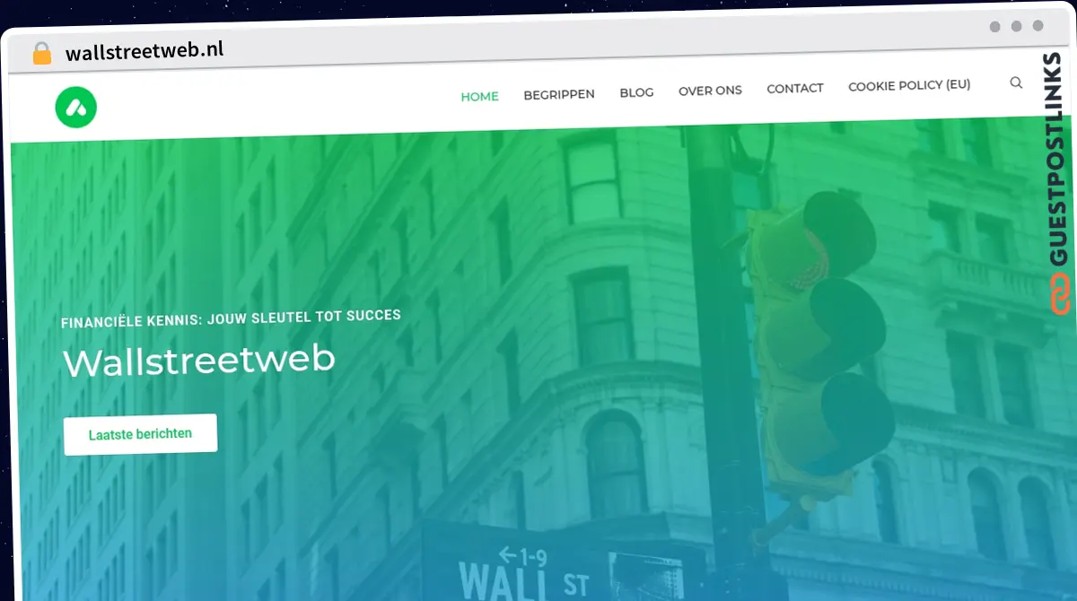 Publish Guest Post on wallstreetweb.nl