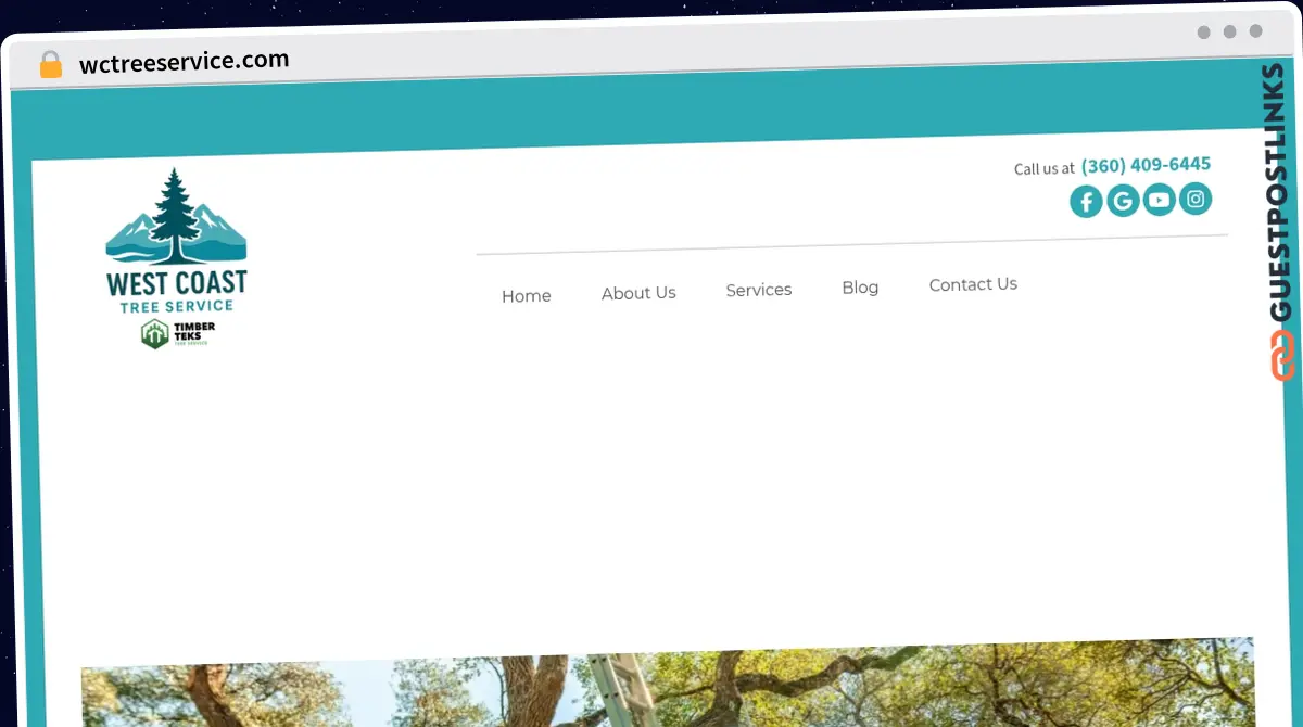 Publish Guest Post on wctreeservice.com