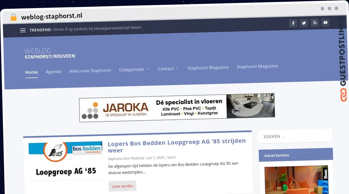 Publish Guest Post on weblog-staphorst.nl