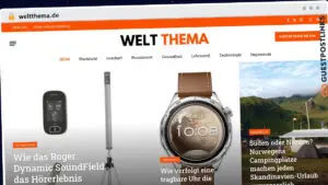 Publish Guest Post on weltthema.de