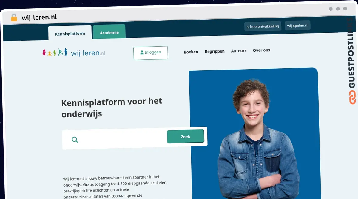 Publish Guest Post on wij-leren.nl