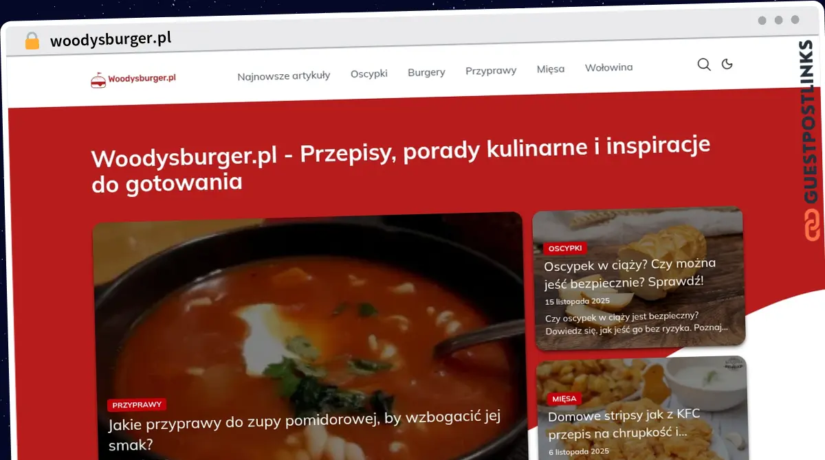 Publish Guest Post on woodysburger.pl