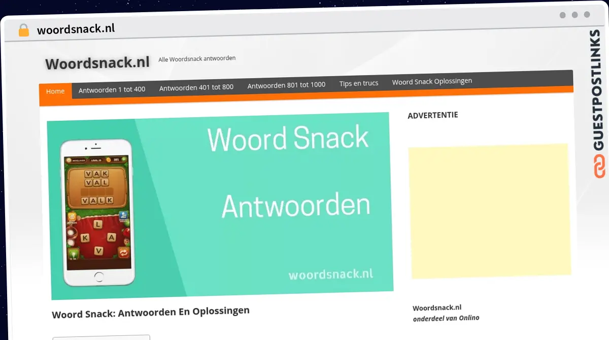 Publish Guest Post on woordsnack.nl