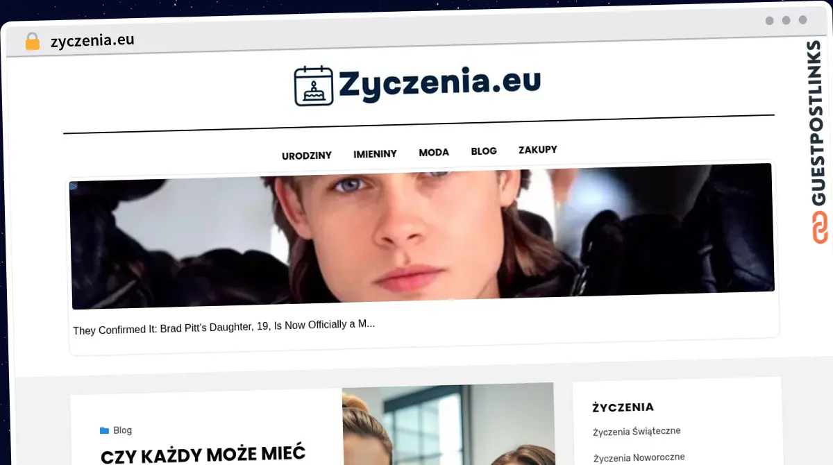 Publish Guest Post on zyczenia.eu