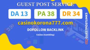 Buy Guest Post on casinokorona777.com