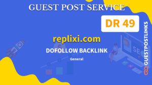 Buy Guest Post on replixi.com