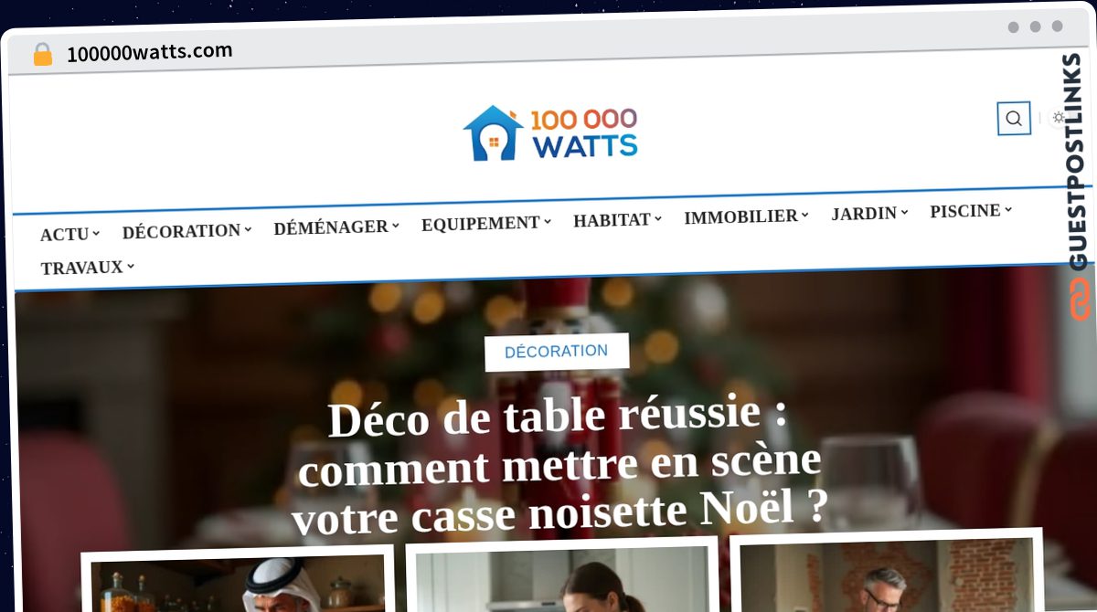 Publish Guest Post on 100000watts.com