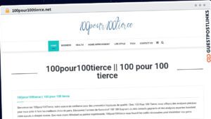 Publish Guest Post on 100pour100tierce.net
