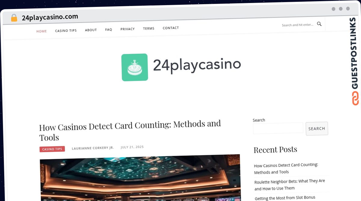 Publish Guest Post on 24playcasino.com