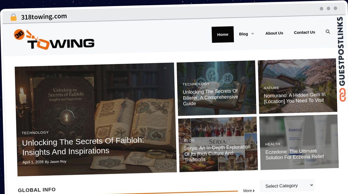 Publish Guest Post on 318towing.com