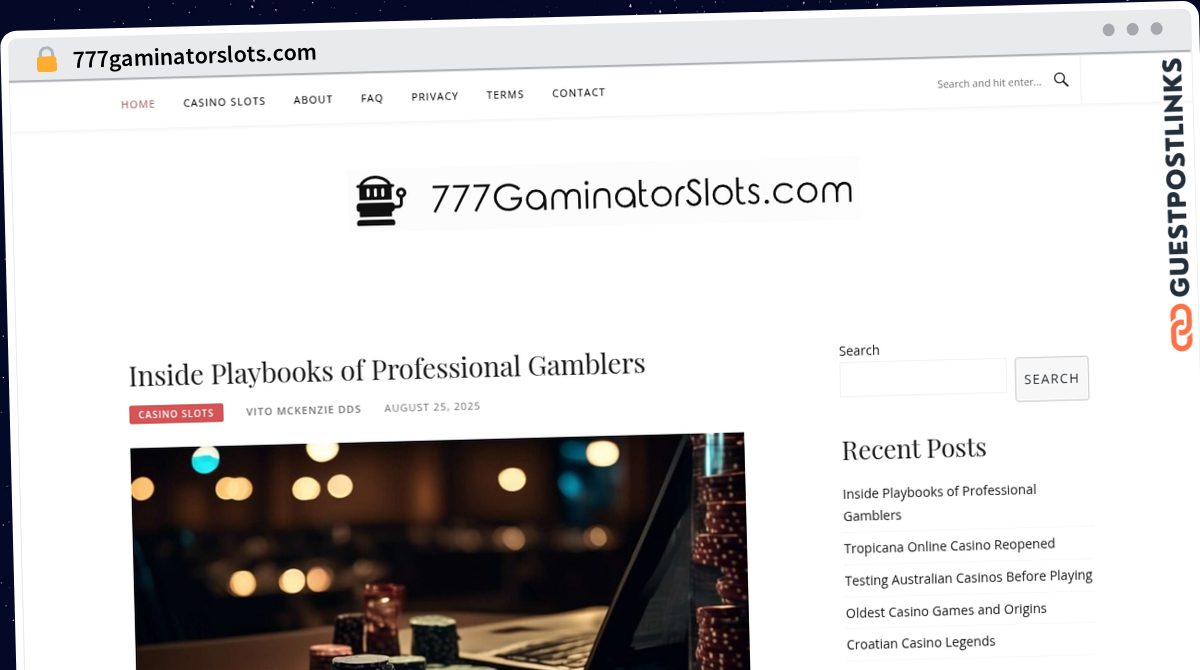 Publish Guest Post on 777gaminatorslots.com