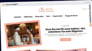 Publish Guest Post on actu-mariage.fr