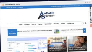 Publish Guest Post on adamsbutler.com