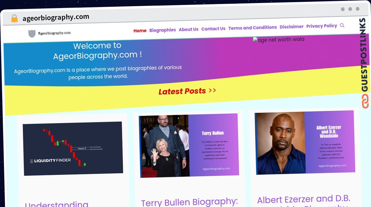 Publish Guest Post on ageorbiography.com