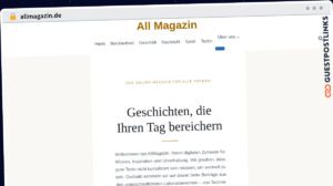Publish Guest Post on allmagazin.de