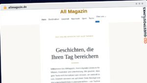 Publish Guest Post on allmagazin.de