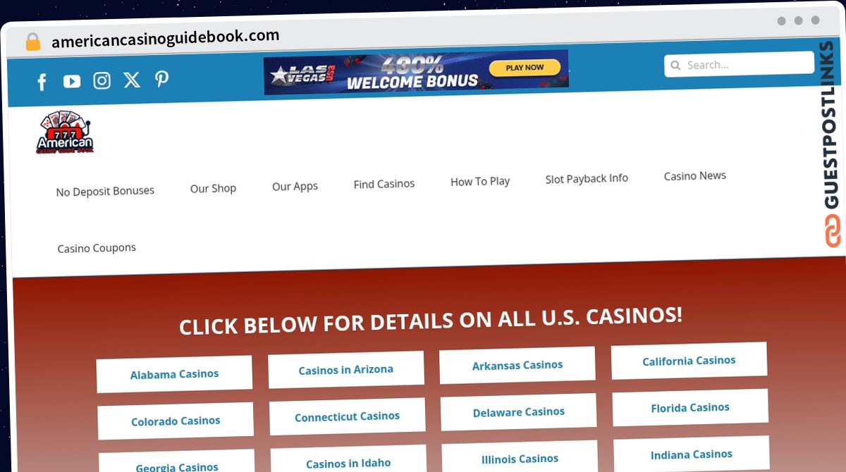 Publish Guest Post on americancasinoguidebook.com