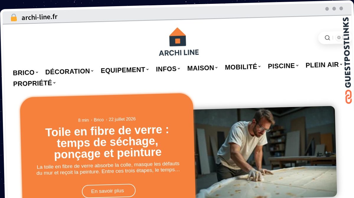 Publish Guest Post on archi-line.fr