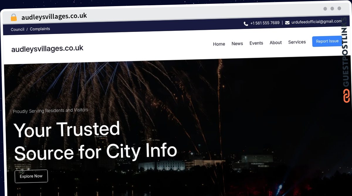 Publish Guest Post on audleysvillages.co.uk