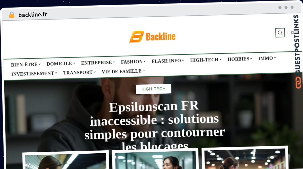 Publish Guest Post on backline.fr