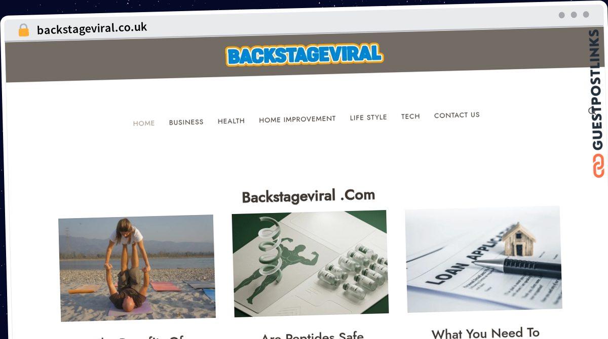 Publish Guest Post on backstageviral.co.uk