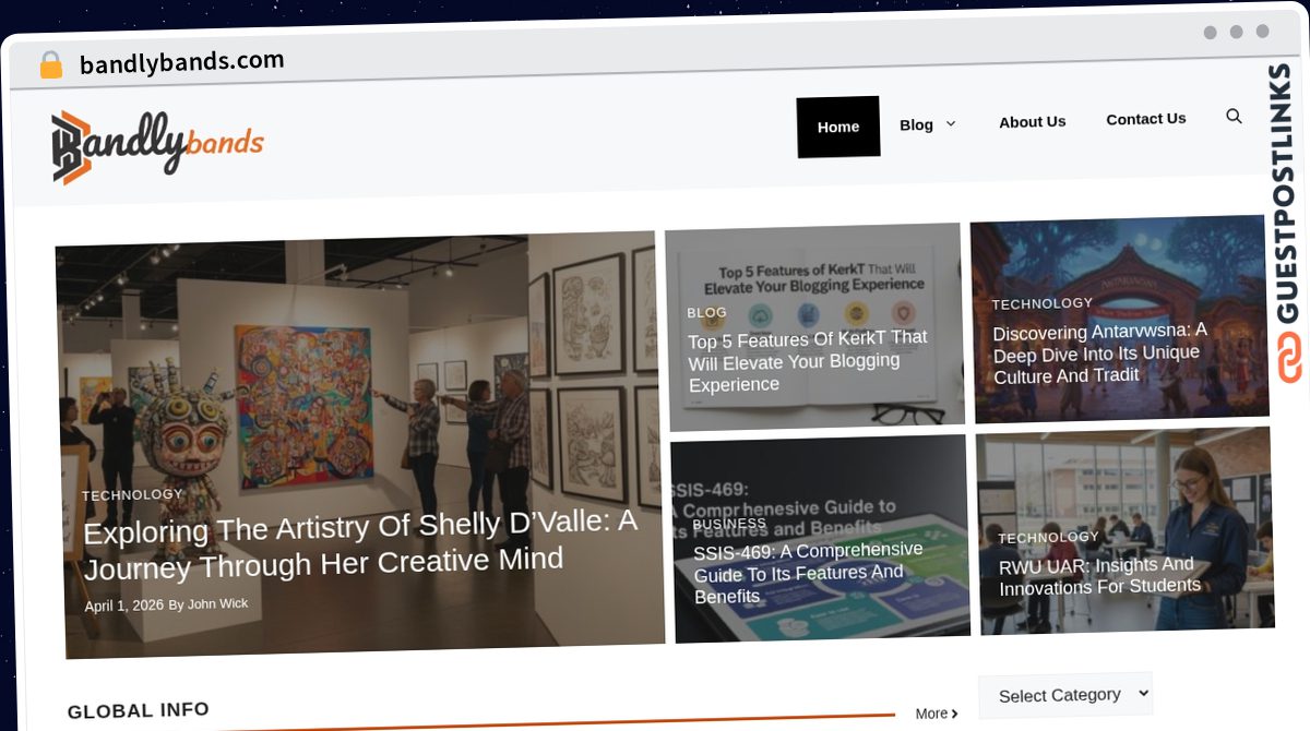 Publish Guest Post on bandlybands.com