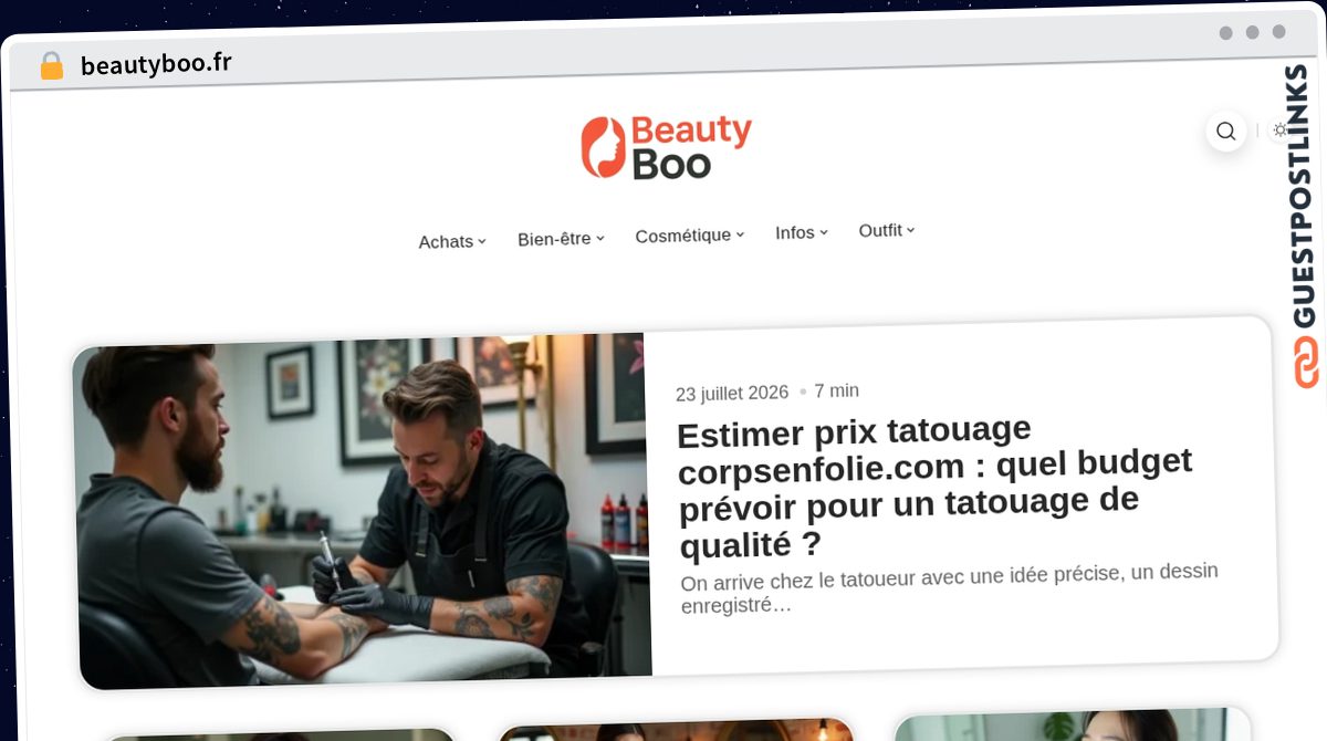 Publish Guest Post on beautyboo.fr