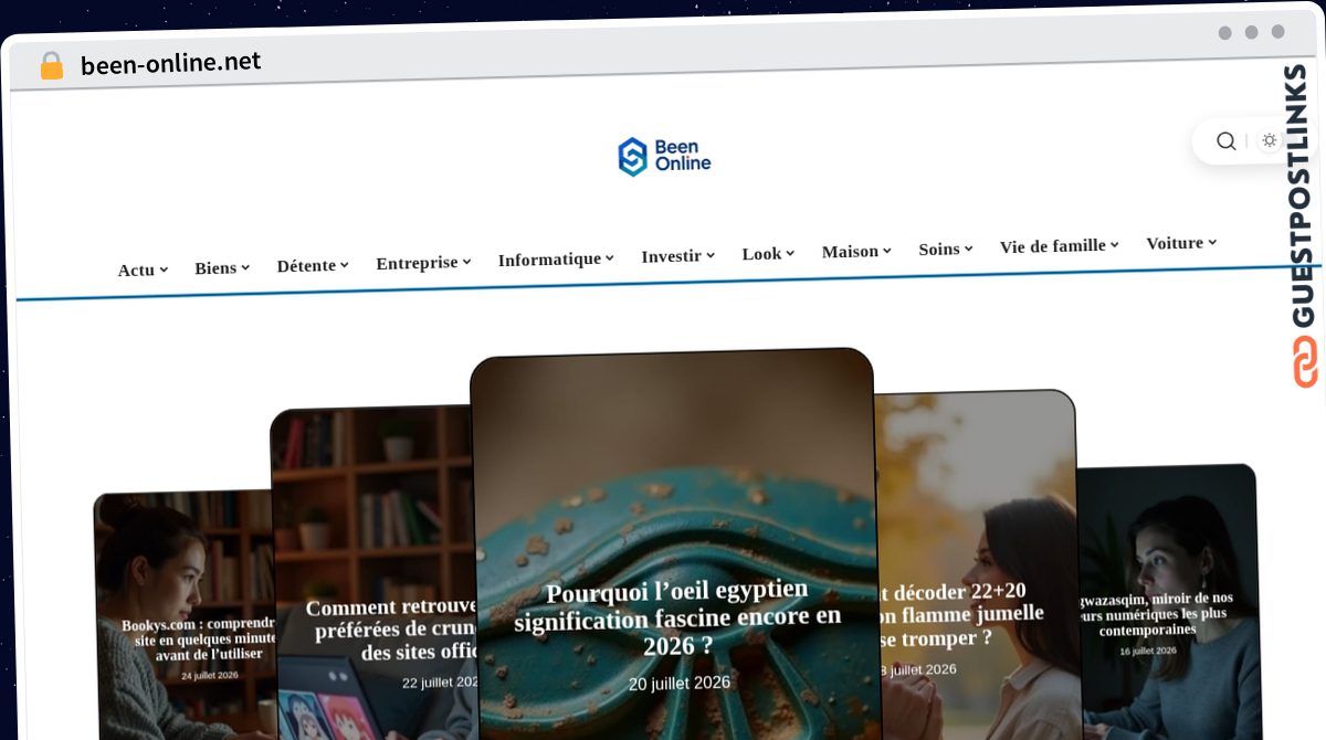 Publish Guest Post on been-online.net