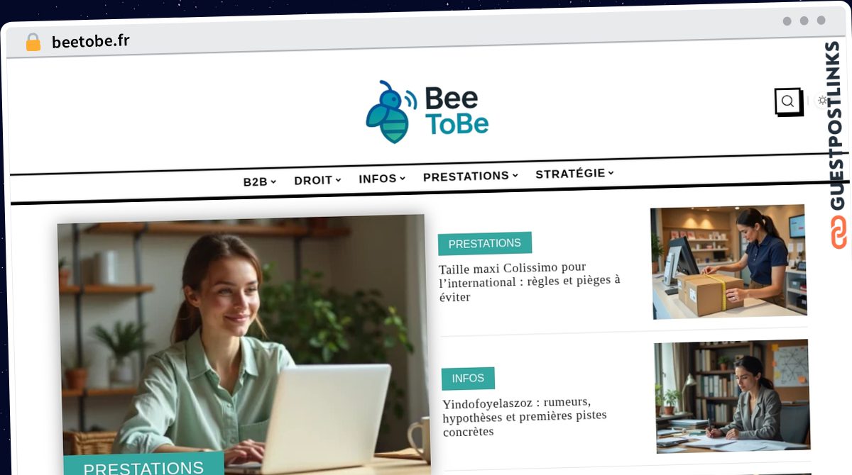 Publish Guest Post on beetobe.fr