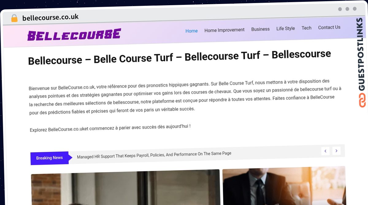 Publish Guest Post on bellecourse.co.uk