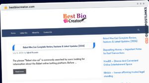 Publish Guest Post on bestbiocreator.com