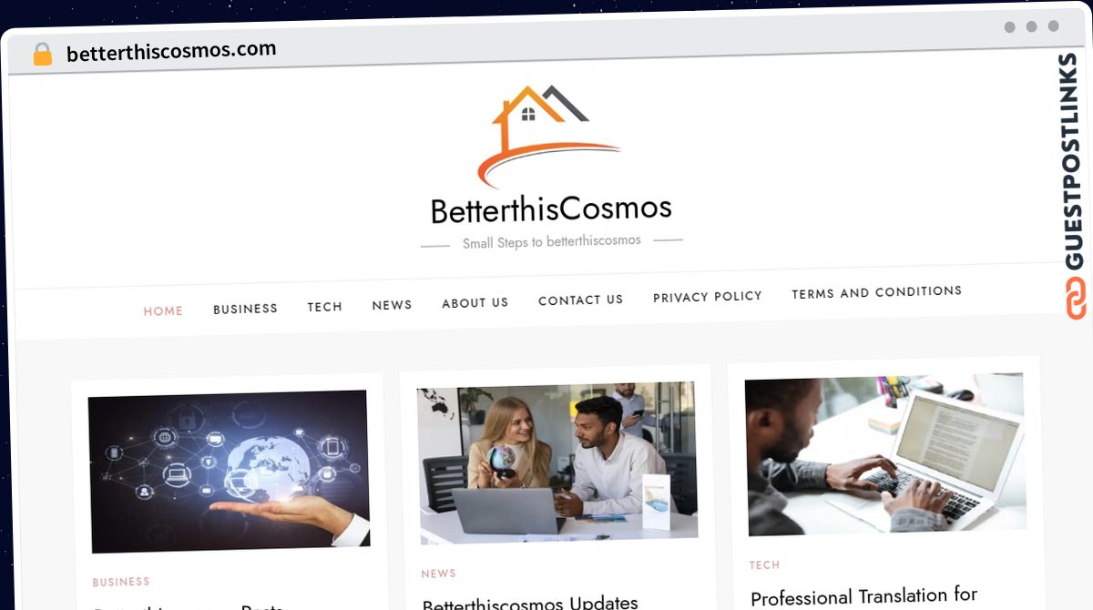 Publish Guest Post on betterthiscosmos.com