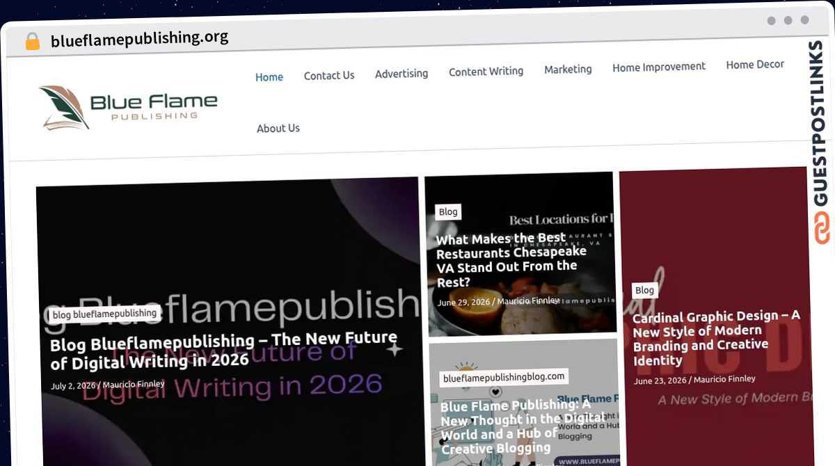 Publish Guest Post on blueflamepublishing.org