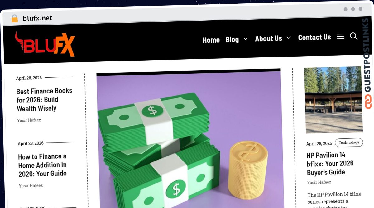 Publish Guest Post on blufx.net