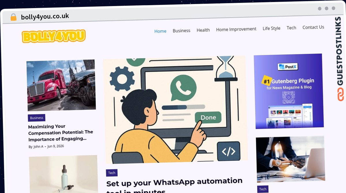 Publish Guest Post on bolly4you.co.uk