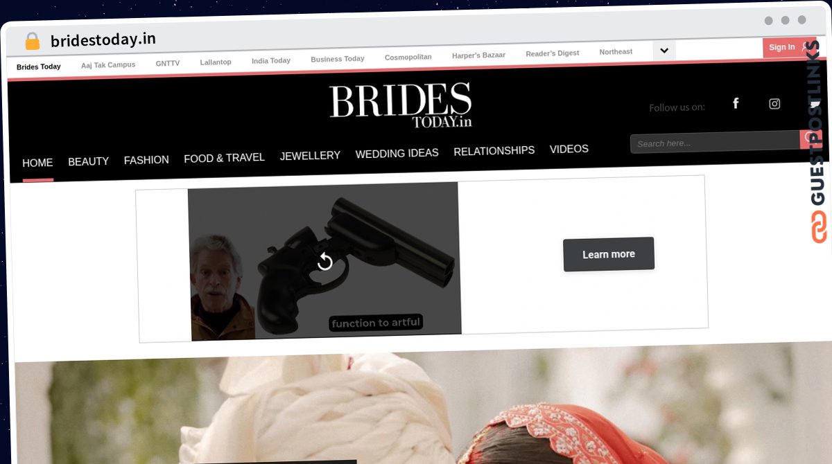 Publish Guest Post on bridestoday.in