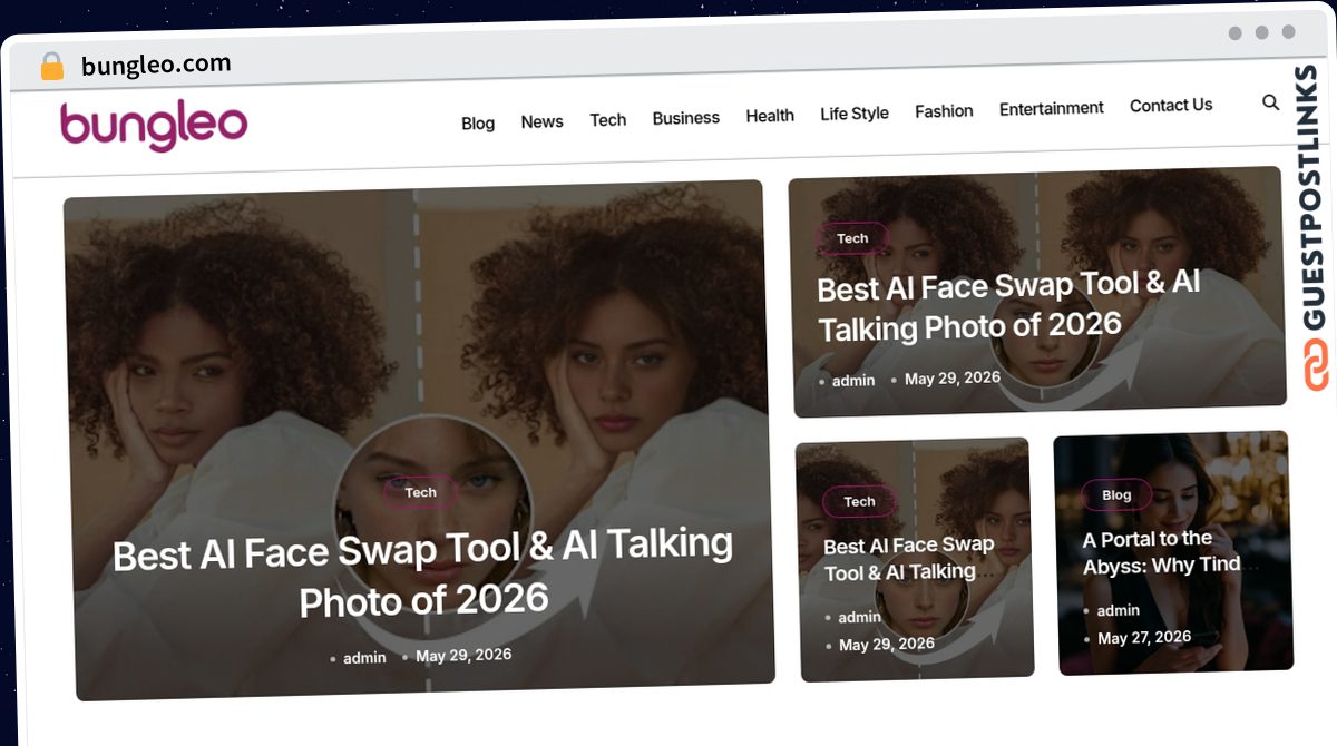 Publish Guest Post on bungleo.com