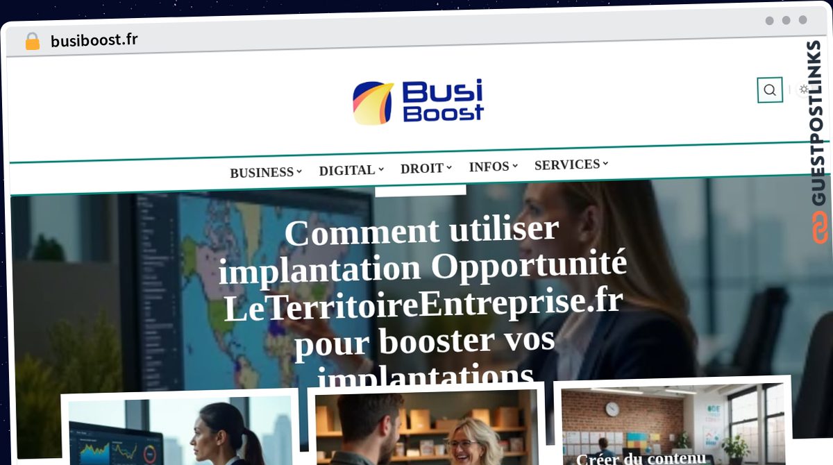 Publish Guest Post on busiboost.fr