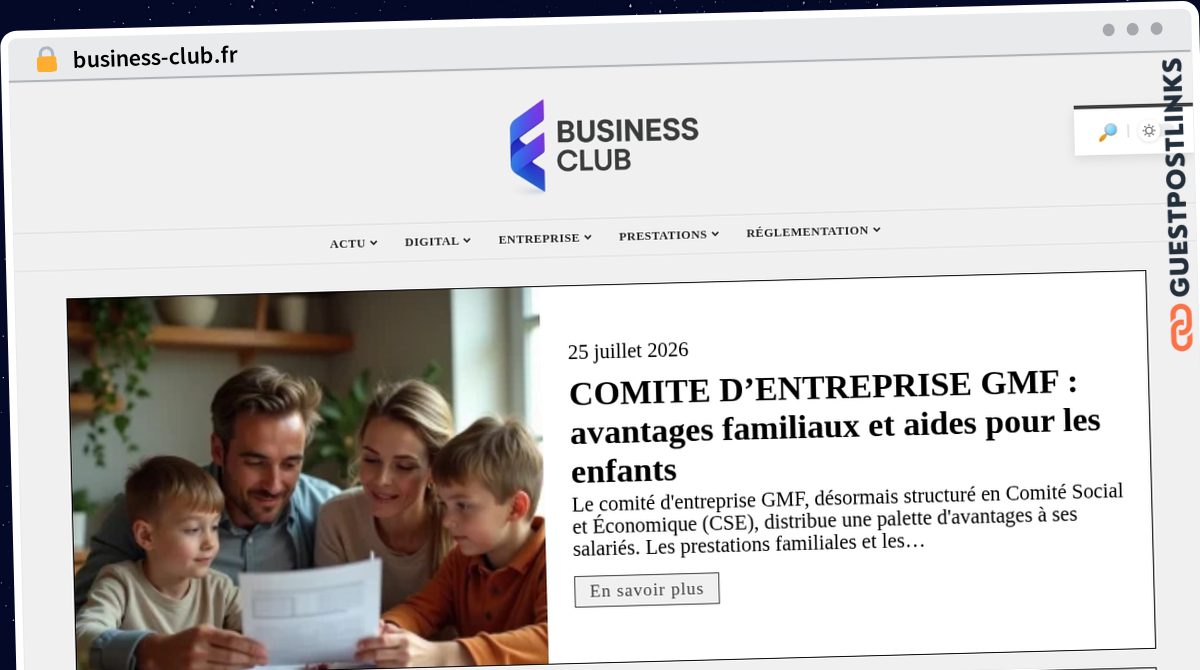 Publish Guest Post on business-club.fr