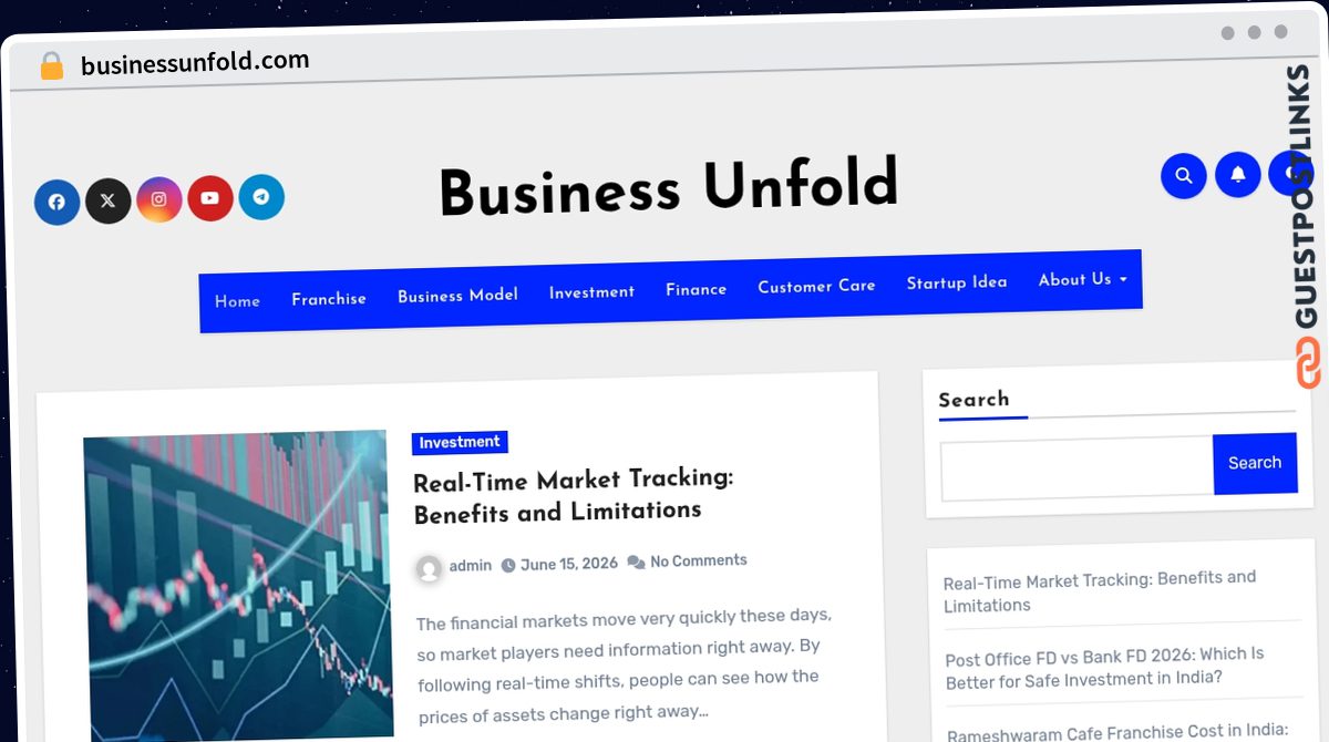 Publish Guest Post on businessunfold.com