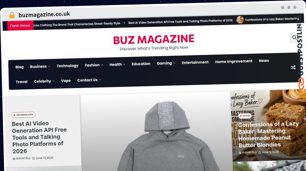 Publish Guest Post on buzmagazine.co.uk