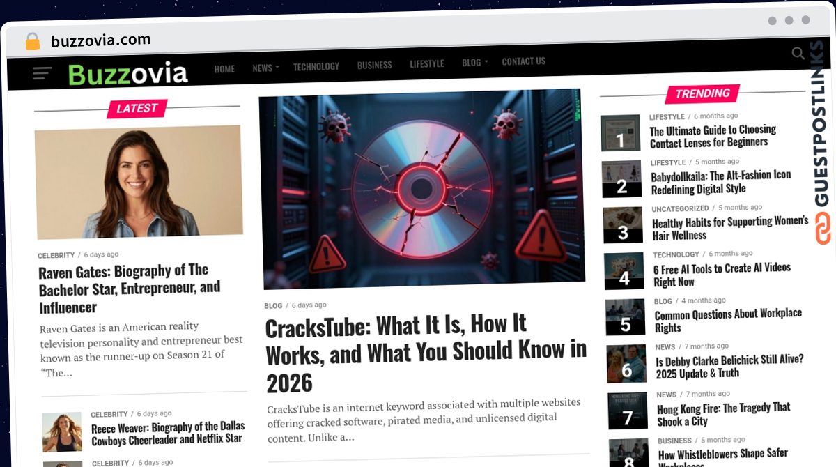 Publish Guest Post on buzzovia.com