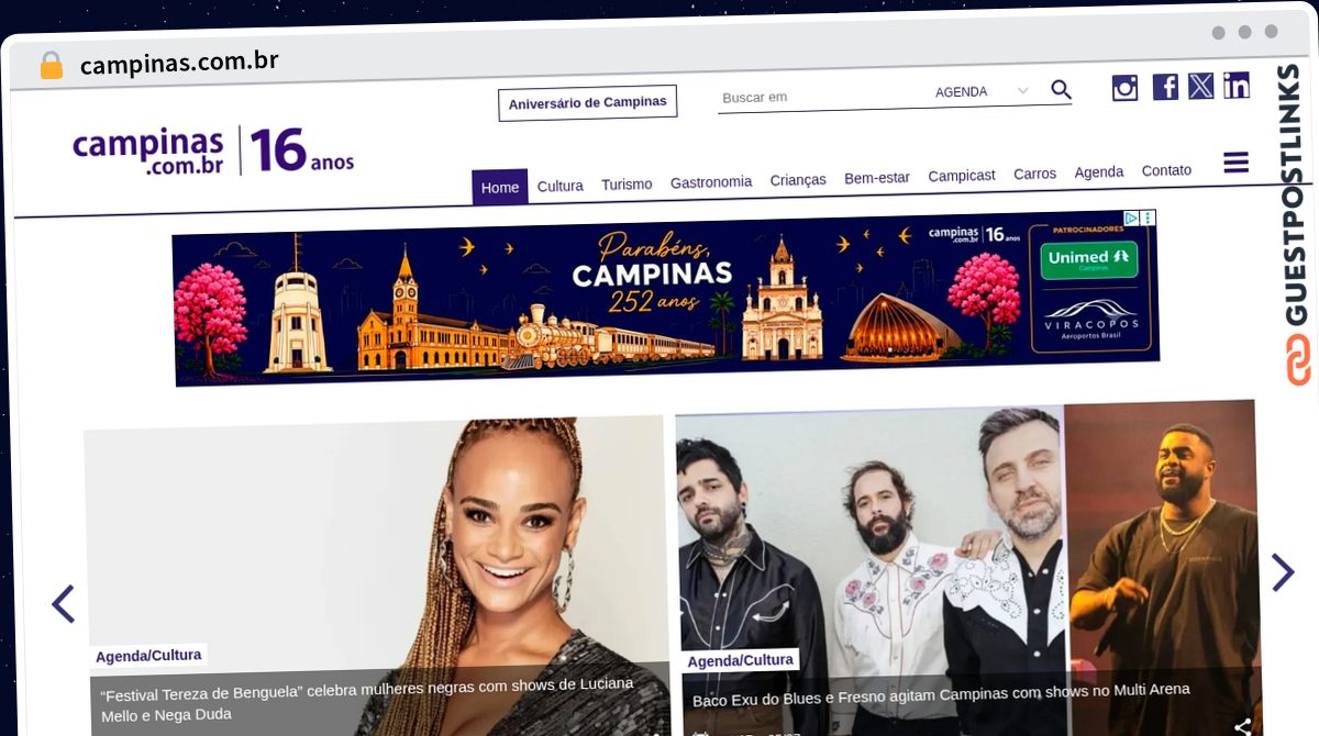 Publish Guest Post on campinas.com.br